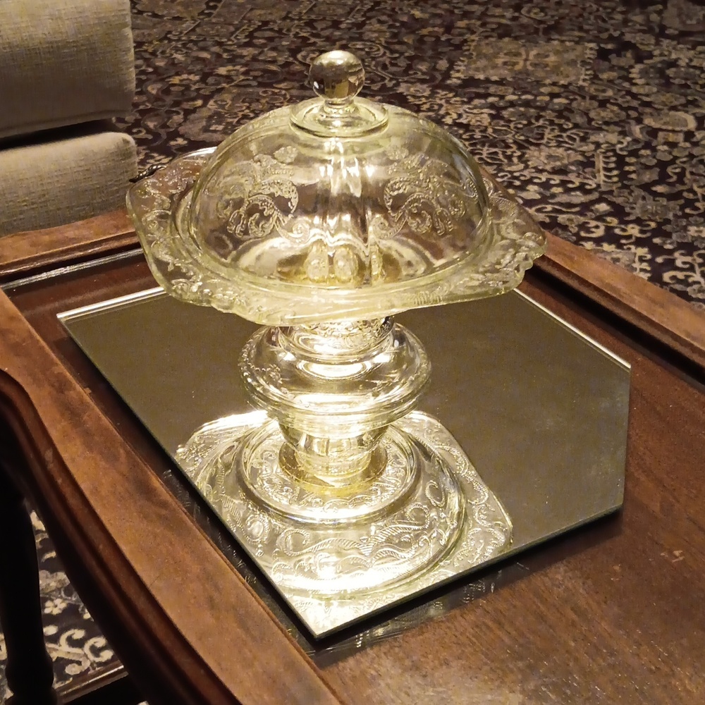 Vintage Butter Dish With Cover